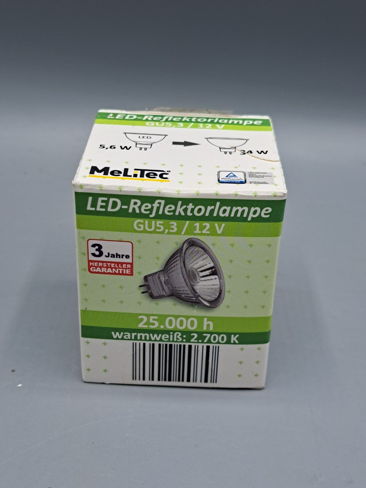 Melitec LED-Reflektorlampe GU5,3 12V, 13 Stück